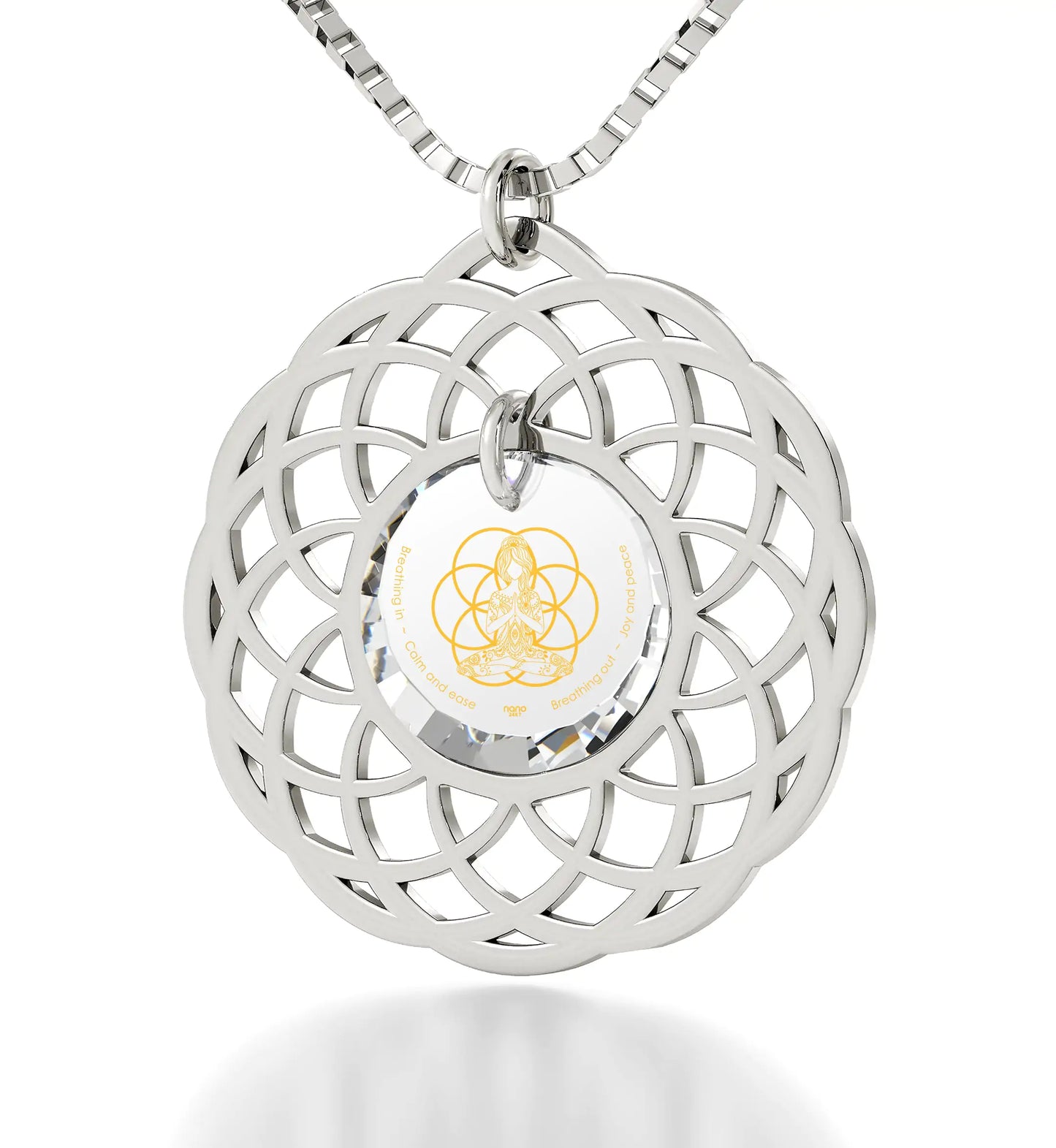 Silver Seed of Life Necklace