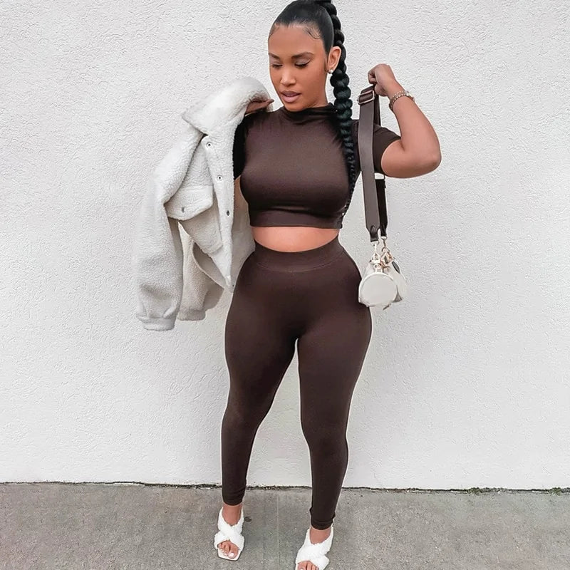 Women 2 Two Piece Set Tracksuit