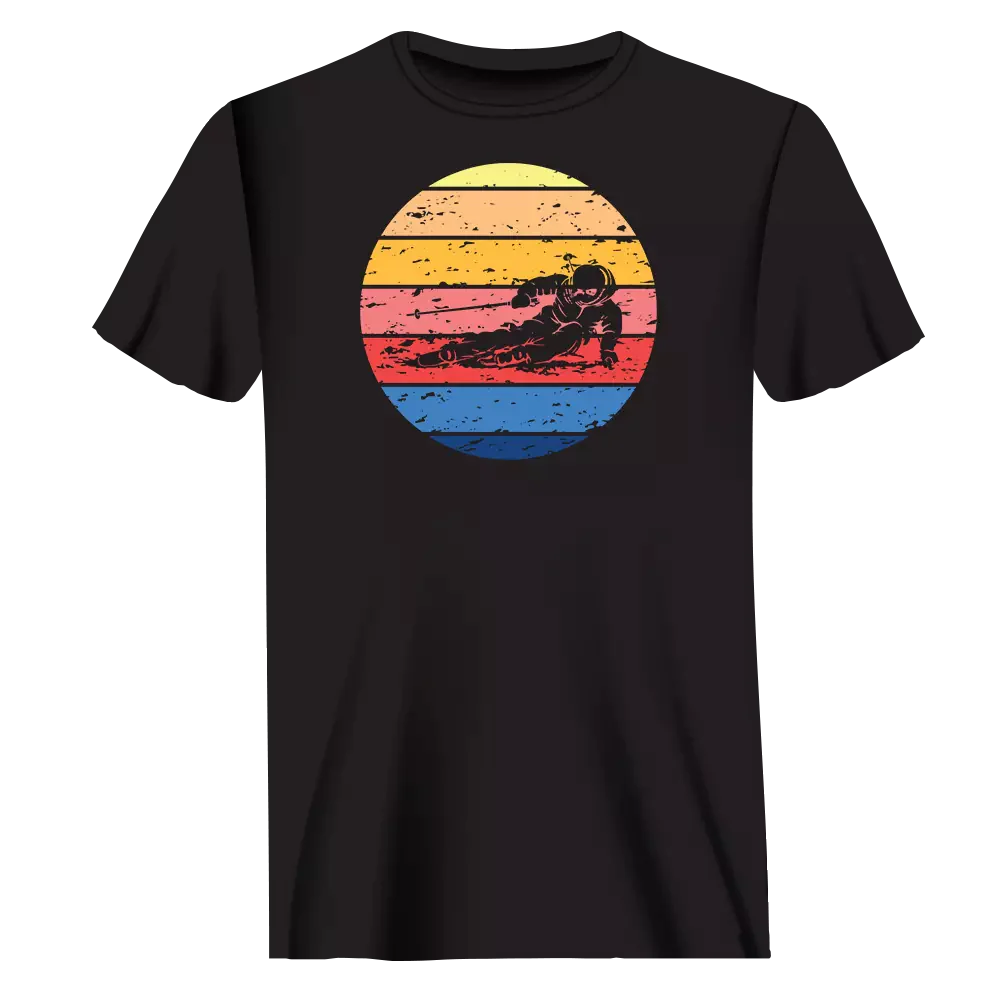 Vintage Skier T-Shirt for Men