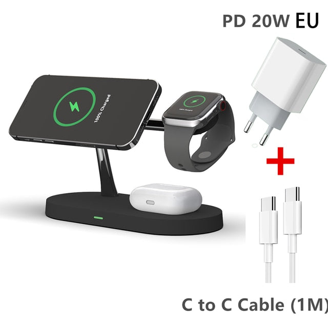  The 3-in-1 Magsafe Charger Stand is the perfect way to keep your devices charged and ready to go.