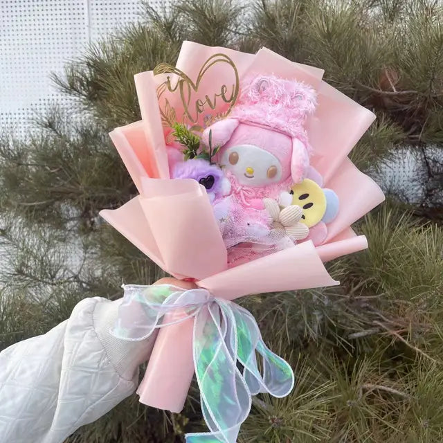 Plush Dolls  Flower Bouquet