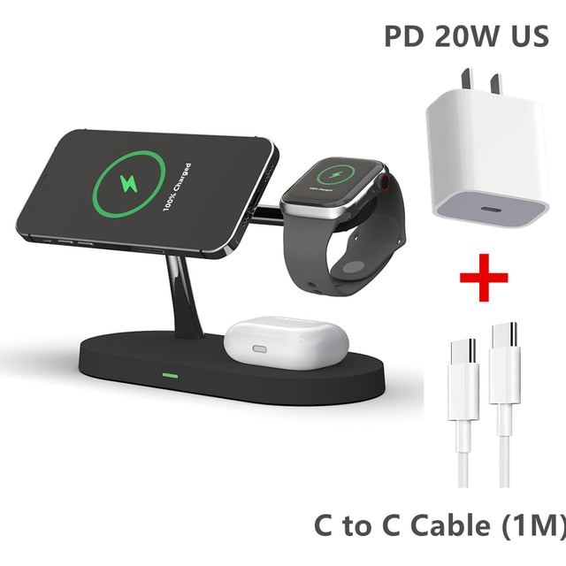  The 3-in-1 Magsafe Charger Stand is the perfect way to keep your devices charged and ready to go.