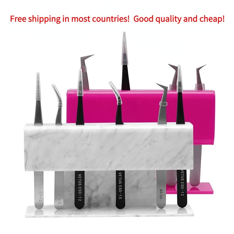 Say goodbye to fumbling for your tweezers; keep them at your fingertips with this stylish and practical stand.