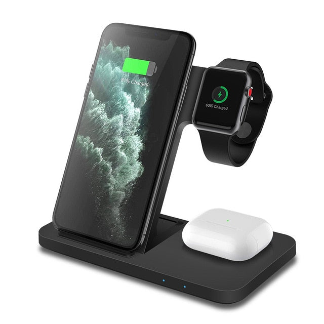 The design allows you to keep your devices in an upright position, making it easy to check notifications or watch videos while charging.